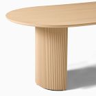 Ellington Outdoor Terrawood Round Dining Table &amp; Oceana Side Dining Chairs Set