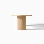 Ellington Outdoor Terrawood Round Dining Table &amp; Oceana Side Dining Chairs Set