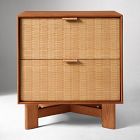 Herman Basket Woven Veneer Nightstand (22")