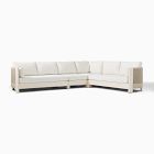 Porto Aluminum Outdoor 4-Piece L-Shaped Sectional (129")