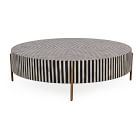 Graphic Stripes Coffee Table (36"&ndash;48")