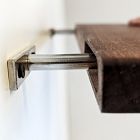 Nook Woodworking Thin Floating Shelf with Rounded Corners (6"&ndash;36")