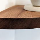 Nook Woodworking Floating Corner Shelf with Rounded Edge (12"&ndash;16")