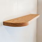 Nook Woodworking Thick Floating Shelf with Rounded Corners (12"&ndash;84")