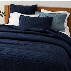 European Flax Linen Linework Quilt &amp; Shams