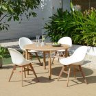 Orelien Teak Outdoor Round Dining Table (47")