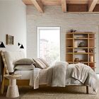 European Flax Linen Cotton Pick Stitch Quilt &amp; Shams