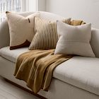 Modern Silk Stripe Pillow Cover