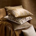 Two Tone Chunky Linen Pillow Cover
