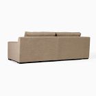 Back view of a beige Dalton sofa.
