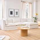 Bleecker Down-Filled Slipcover 2-Piece Chaise Sectional (120.5")