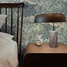 Grasscloth Canopy Toile Wallpaper
