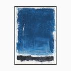 Patched Blue Canvas