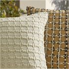 Outdoor Stitched Diamond Grid Pillow