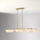 Reynolds Glass Chandelier (51")