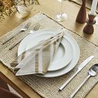Quincy Block Print Stripe Napkin Sets