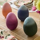 Papier-Mache Easter Eggs (Set of 4)
