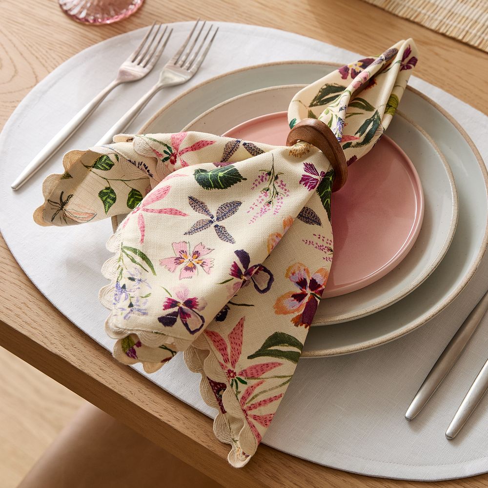 Lulie Wallace Floral Napkins - Multi, Set of 4