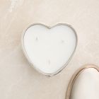 Heather Heart Filled Candle - Amber Jasmine