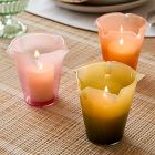 Tulip Glass Candleholders