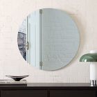 Tinted Frameless Wall Mirror