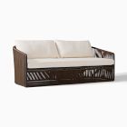 Oceana Outdoor Swivel Chair, Sofa &amp; Pebble Coffee Table Set