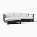 Porto Aluminum Outdoor 2-Piece Chaise Sectional (105")