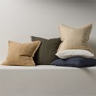Textured Fringe Pillow Cover