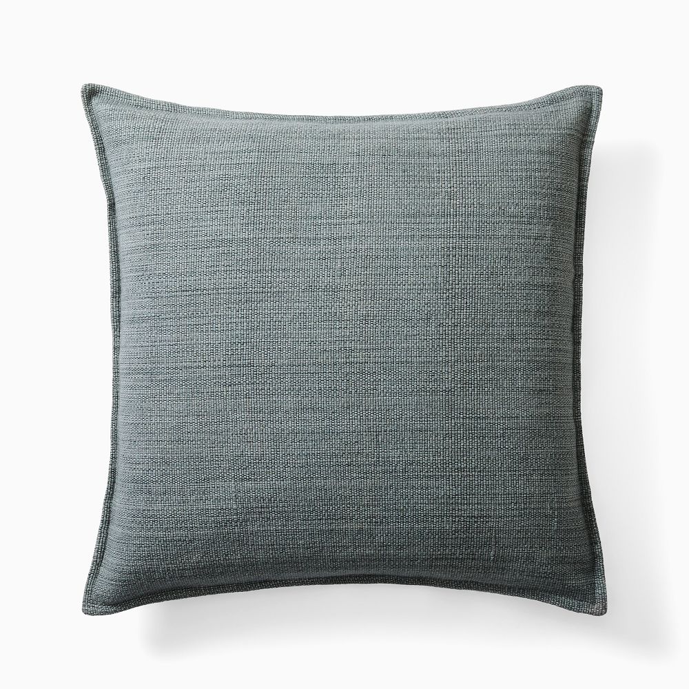 Channeled Weave Pillow Cover - 20x20, Chambray