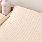 Organic Cotton Matelasse Changing Pad Cover