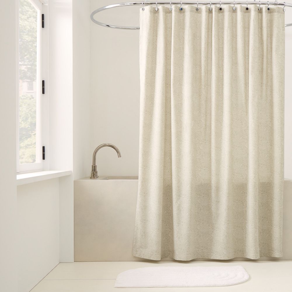 Dotted Floral Shower Curtain - Soft Sage