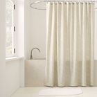 Dotted Floral Shower Curtain