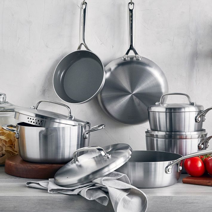GreenPan™ GP5 Stainless Steel 10-Piece Cookware Set | West Elm