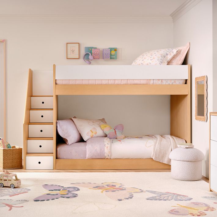West Elm Ziggy Stair Bunk Bed