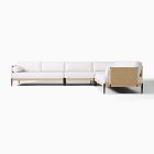 Ventura Aluminum Outdoor 4-Piece L-Shaped Sectional (102")