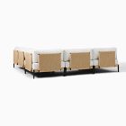 Ventura Aluminum Outdoor 4-Piece L-Shaped Sectional (102")