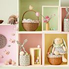 Pink Chicken Canvas Easter Basket