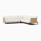 Ventura Aluminum Outdoor 3-Piece L-Shaped Sectional (102")