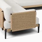 Ventura Aluminum Outdoor 3-Piece L-Shaped Sectional (102")