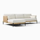 Ventura Aluminum Outdoor 2-Piece Chaise Sectional (102")
