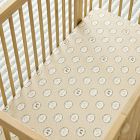 Open Box: Woodland Creatures Cameo Crib Sheet - Oatmeal