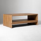 Open Box: Miles Waterfall Coffee Table (44') - Toasted Oak