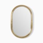 Open Box: Tubular Metal Wall Mirror (30" x 45") - Antique Brass
