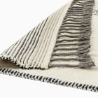 Center Stripe Shag Rug