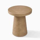 Textured Concrete Indoor/Outdoor Side Table (18")
