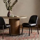 Milland Leather Armless Dining Chair