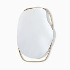 Asymmetrical Mixed Forms Metal Wall Mirror