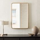 Streamline Wood Rectangle Wall Mirror