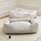 Sunbrella® Indoor/Outdoor Wave Striped Pet Bed