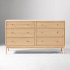 Siobhan Oak 6-Drawer Dresser (60")